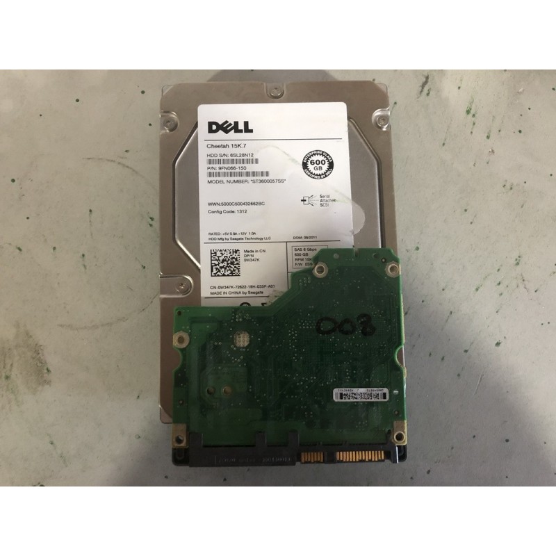 Placa disco Dell 600 Gb Sas ST3600057SS