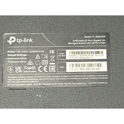 Switch 52 puertos gigabit l2+. gestionado. poe Tp-Link TL-SG3452P