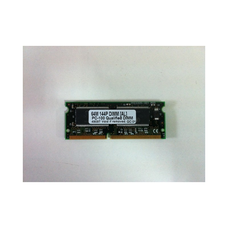 Memoria dimm 64 mb pc100 sdram para portatiles