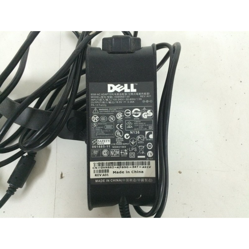 Alimentador original para portatiles Dell HA65NS1-00 Dell