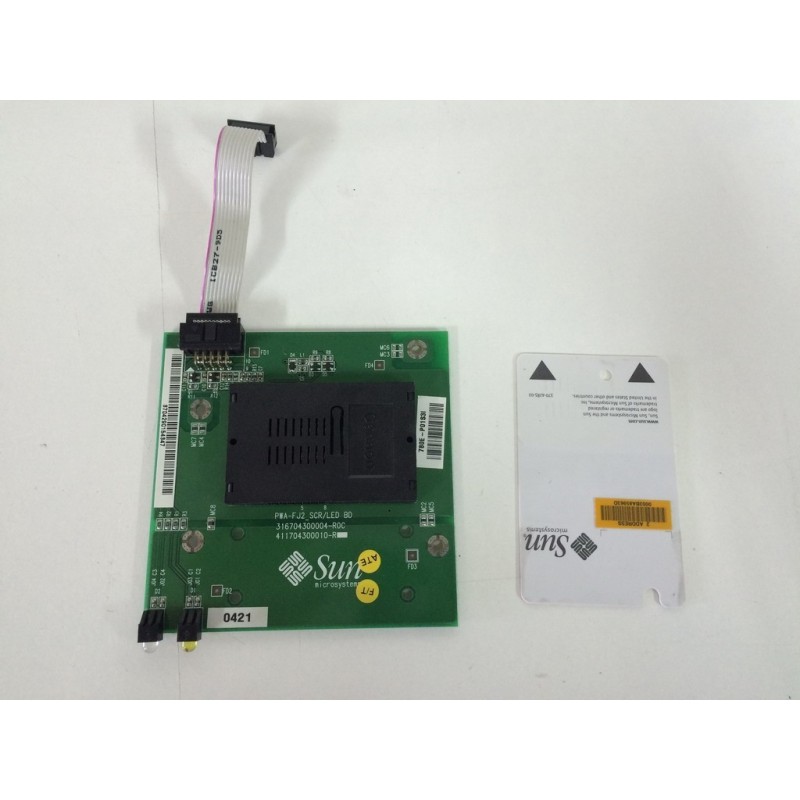 Sun pwa-fj2_scr/led bd system configuration card Sun Mirosytem PWA-FJ2_SCR/LED BD