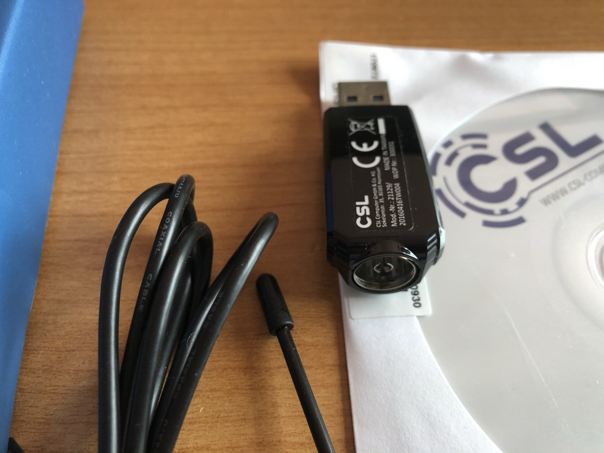 Sintonizador TDT Ordenador USB CSL DVB-T Stick 21129 Negro - Imagen 4