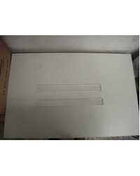 Lote 2 barras Metacrilato 37*3,5*1