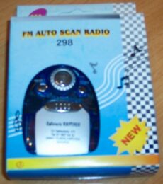 Mini Radio de bolsillo con luz