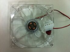 Ventilador 12v para pc led rojo  120MM